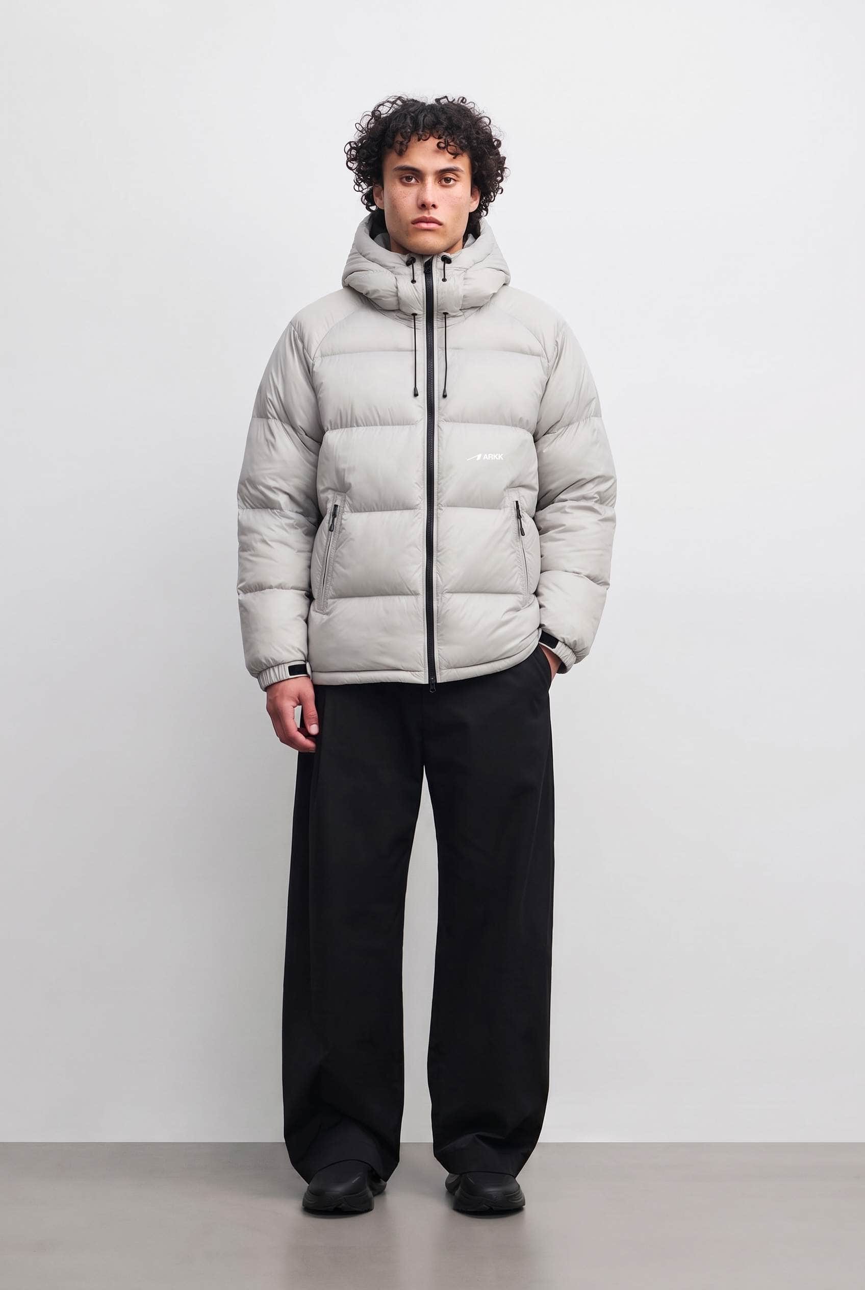 ARKK Apparel ARKK Logo Puffer | Grey Jacket
